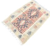 Oushak Vintage Small Kilim Rug