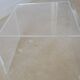 set of 2 vintage plexiglass side or bedside tables 1970