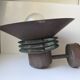 Pair of Danish Vintage Copper Wall Lamps