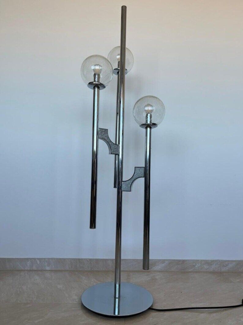 MidCentury Floor Lamp, Gaetano Sciolari, Italy, 1970s