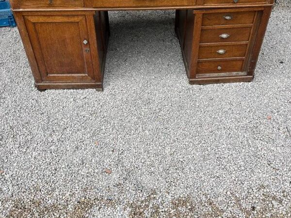 Bureau ministre en chêne