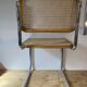 Chaise – Made in Italy – acier Chaise stchromé & cannage