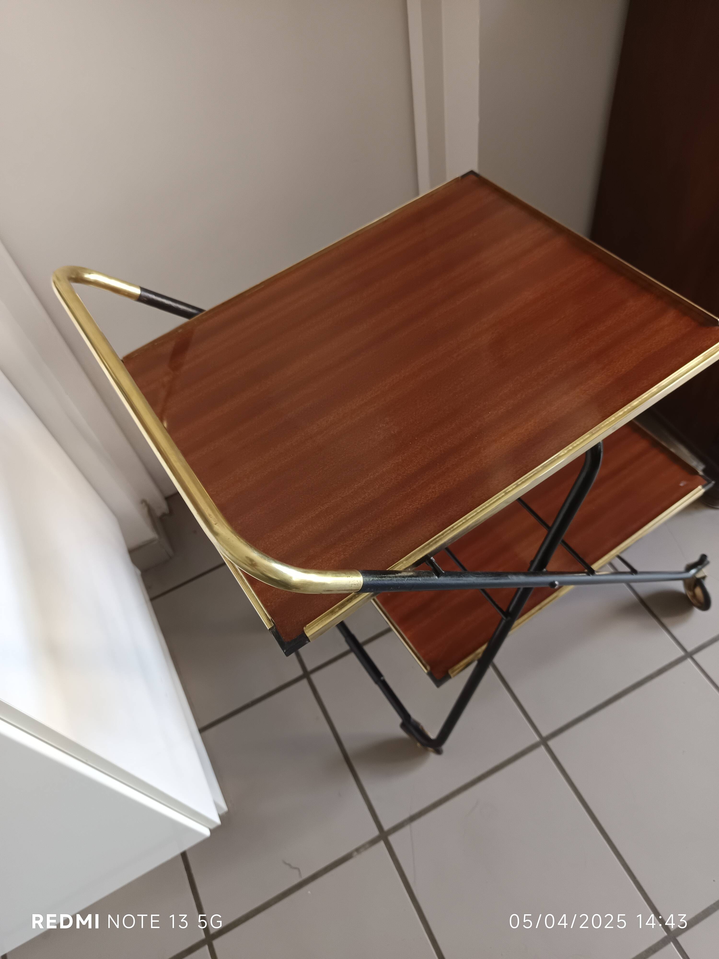 vintage drinks trolley France 1960