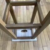 Vintage oak stool 260287