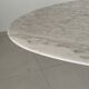 Original Knoll Tulip oval dining table 244x137 Eero Saarinen Arabescato Matt