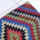 Vintage Turkish kilim, handwoven, 88x127 cm.