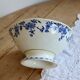 Saladier ancien porcelaine de Dresde bleu blanc