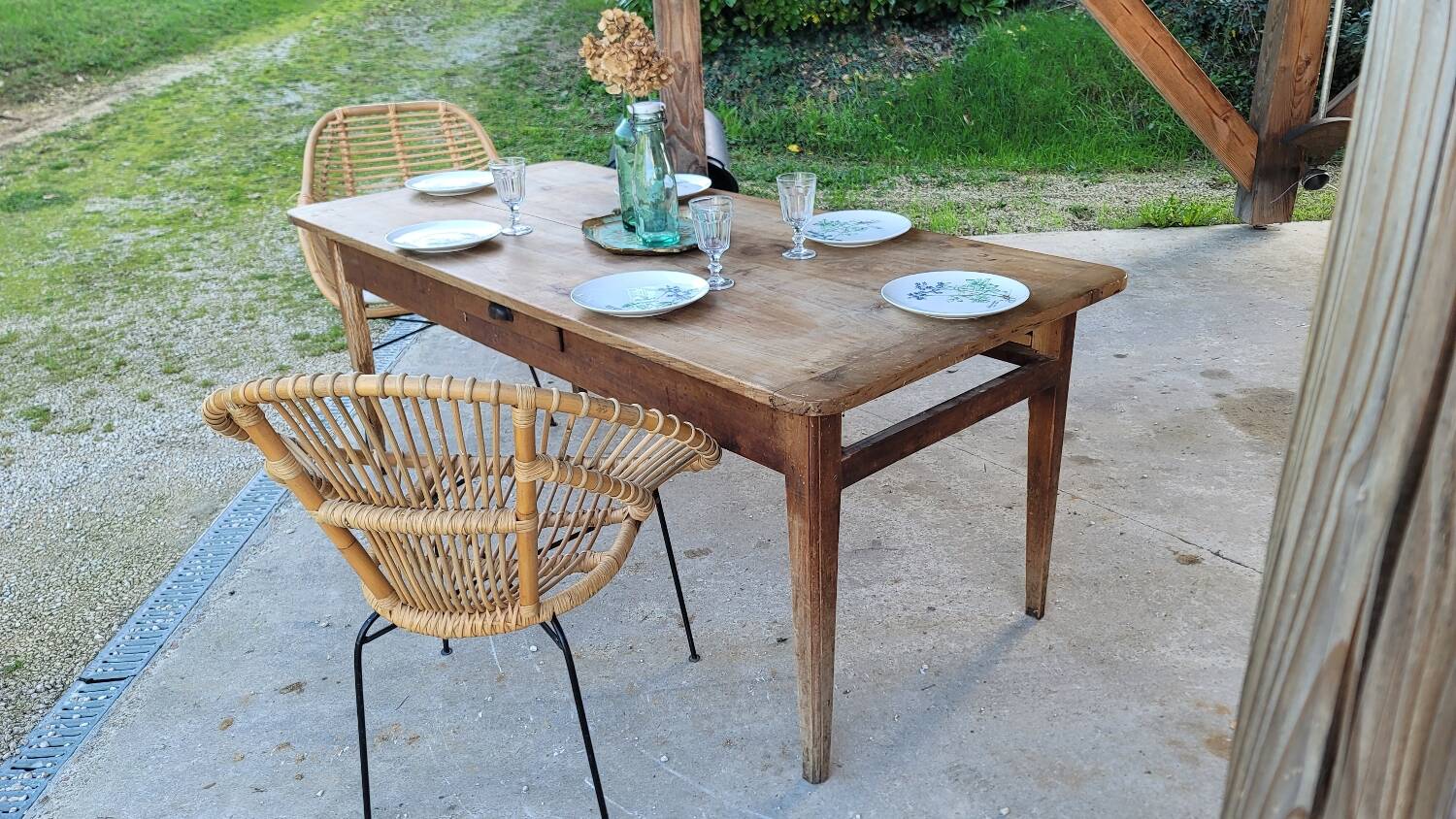 Old farm table
