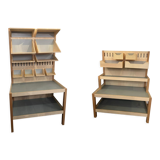 Set of 2 modular pieces of furniture