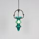 Stalactite green glass pendant lamp by Nanny Still for Raak, 1960s