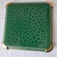 Ceramic trivets and glasses from Poët-Laval. Vintage