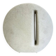Ceramic vase by Nereo Boaretto in off white