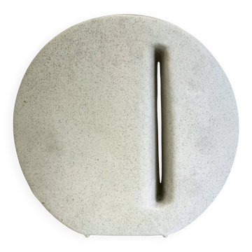 Vase en céramique de Nereo Boaretto en blanc cassé