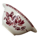 Vintage earthenware bowl with pink floral design from Badonviller.