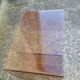 Smoked plexiglass coffee table attributed to michel dumas for roche bobois