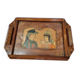 Breton service tray