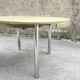 Extendable round table, gingham tile patterns late 1970 - Ø100