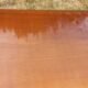 Vintage walnut varnished chest of drawers with 4 drawers from the 1960s.