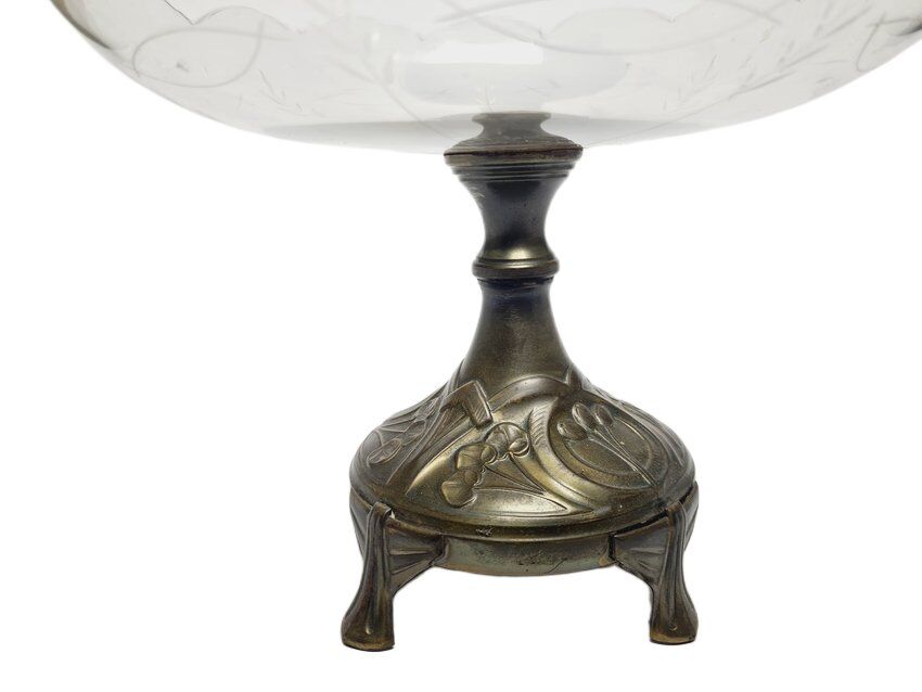Art Nouveau bowl on stand, Germany, 1900s
