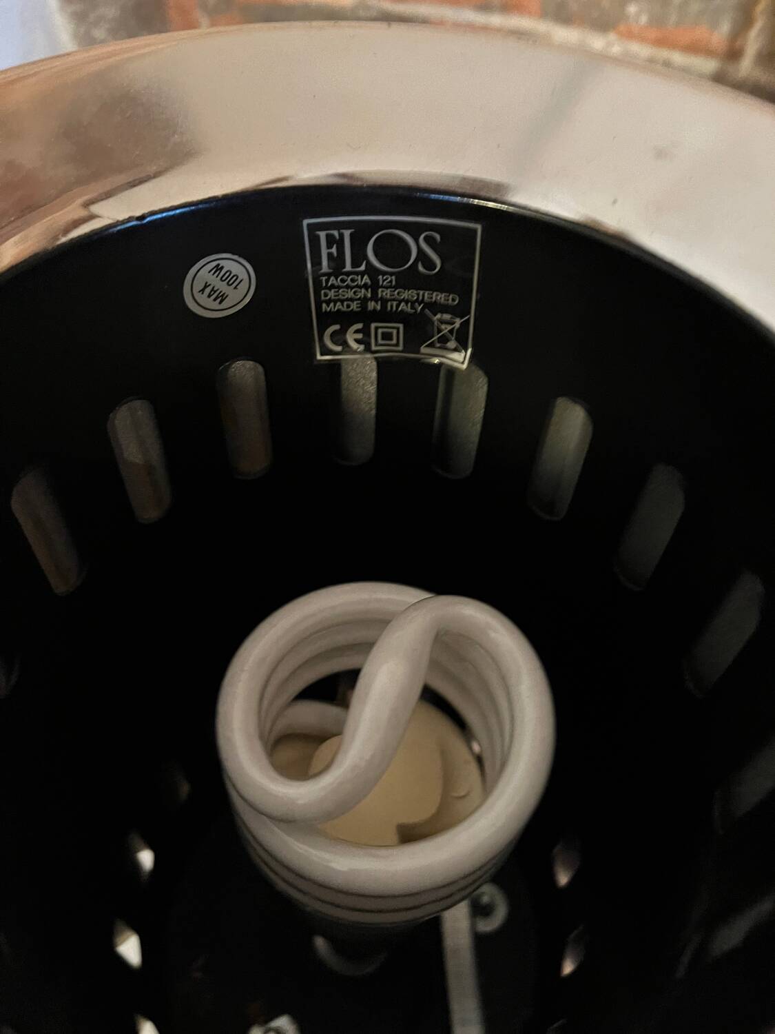 “Taccia” lamp, Castiglioni, Flos edition