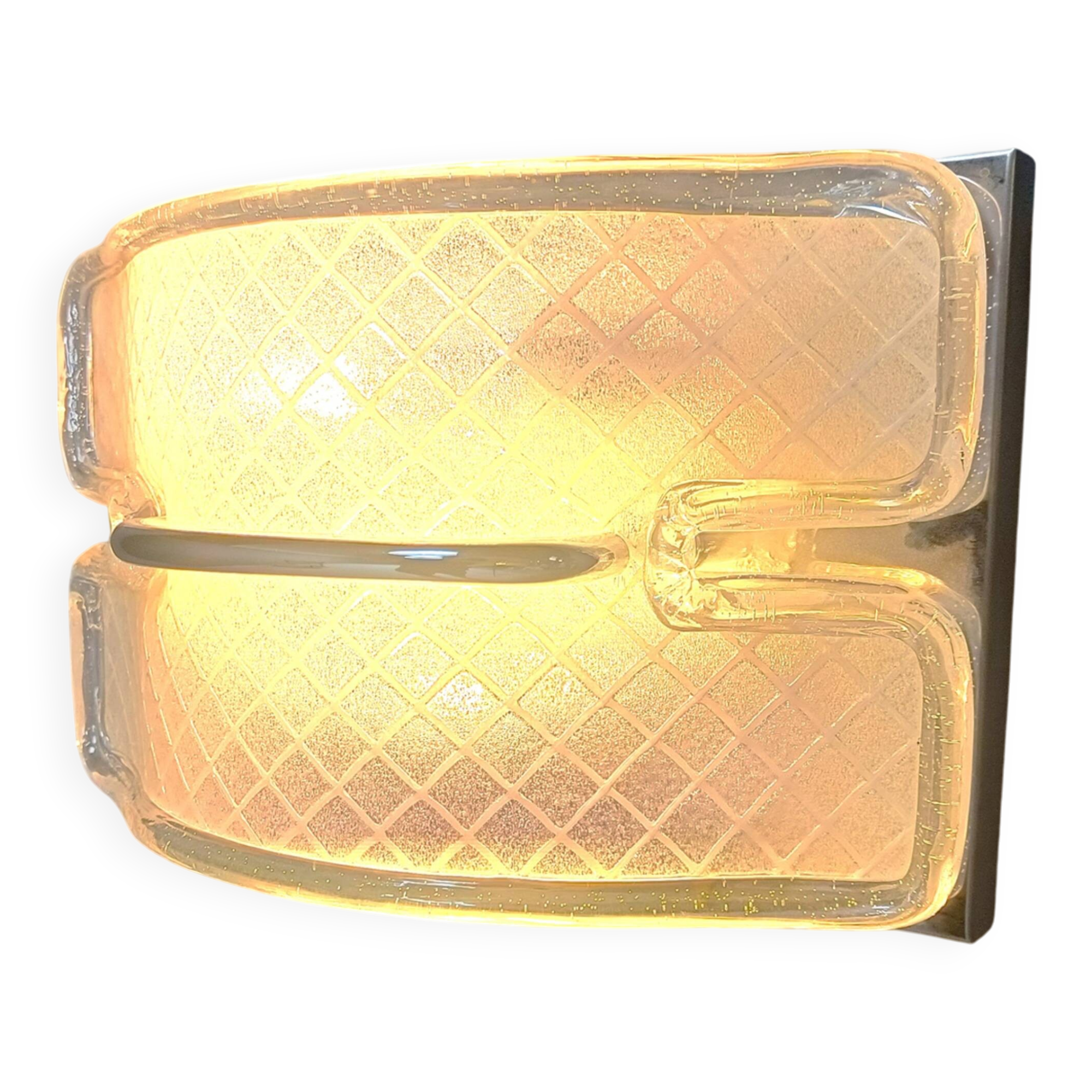 Vintage Murano glass wall lamp, 1970s