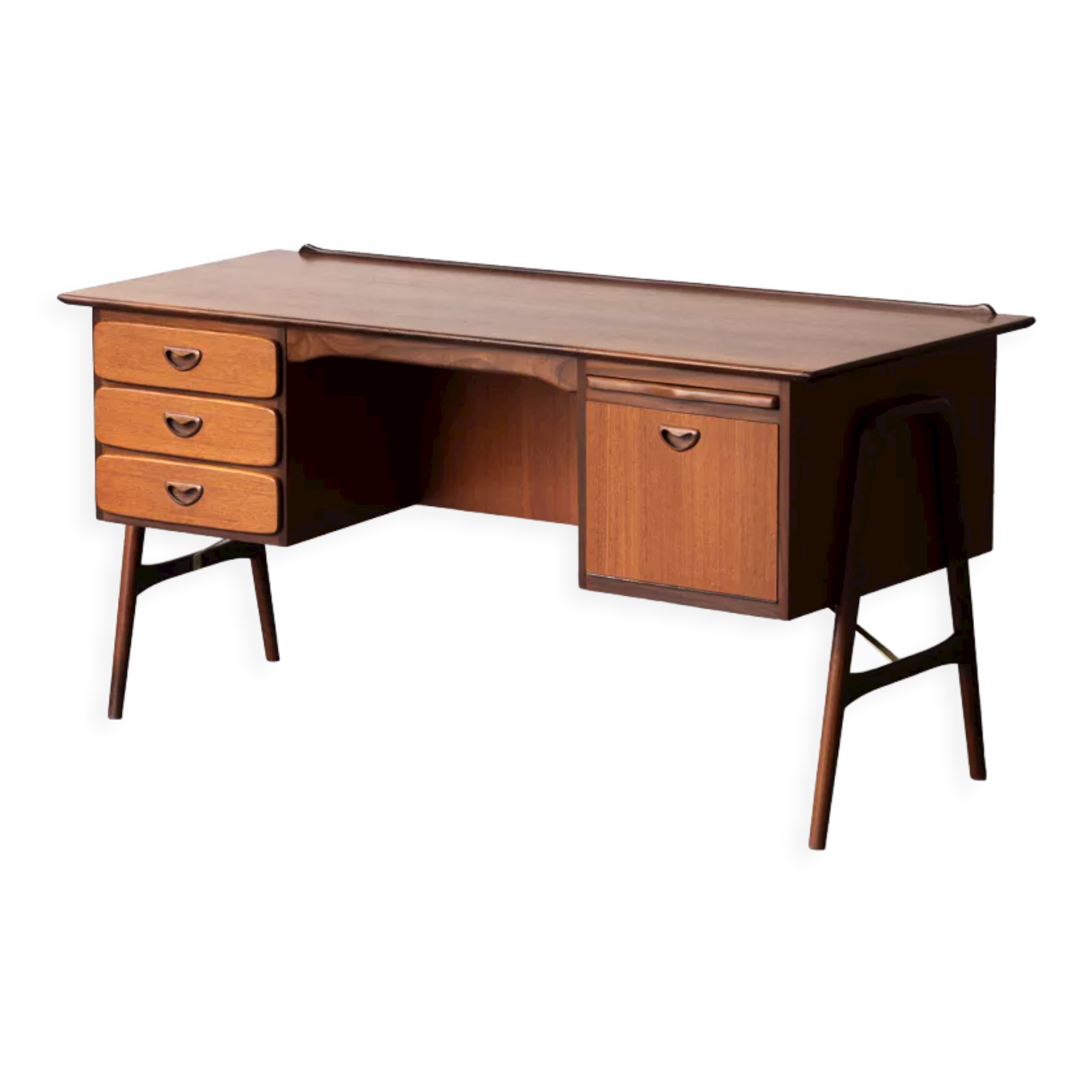 Bureau de Louis Van Teeffelen pour Wébé design hollandais, années 1950