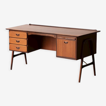 Writing desk by Louis Van Teeffelen for Wébé, Dutch design, 1950s