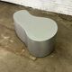 Table basse en acier inoxydable de forme organique