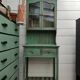 Vaisselier en bois vert