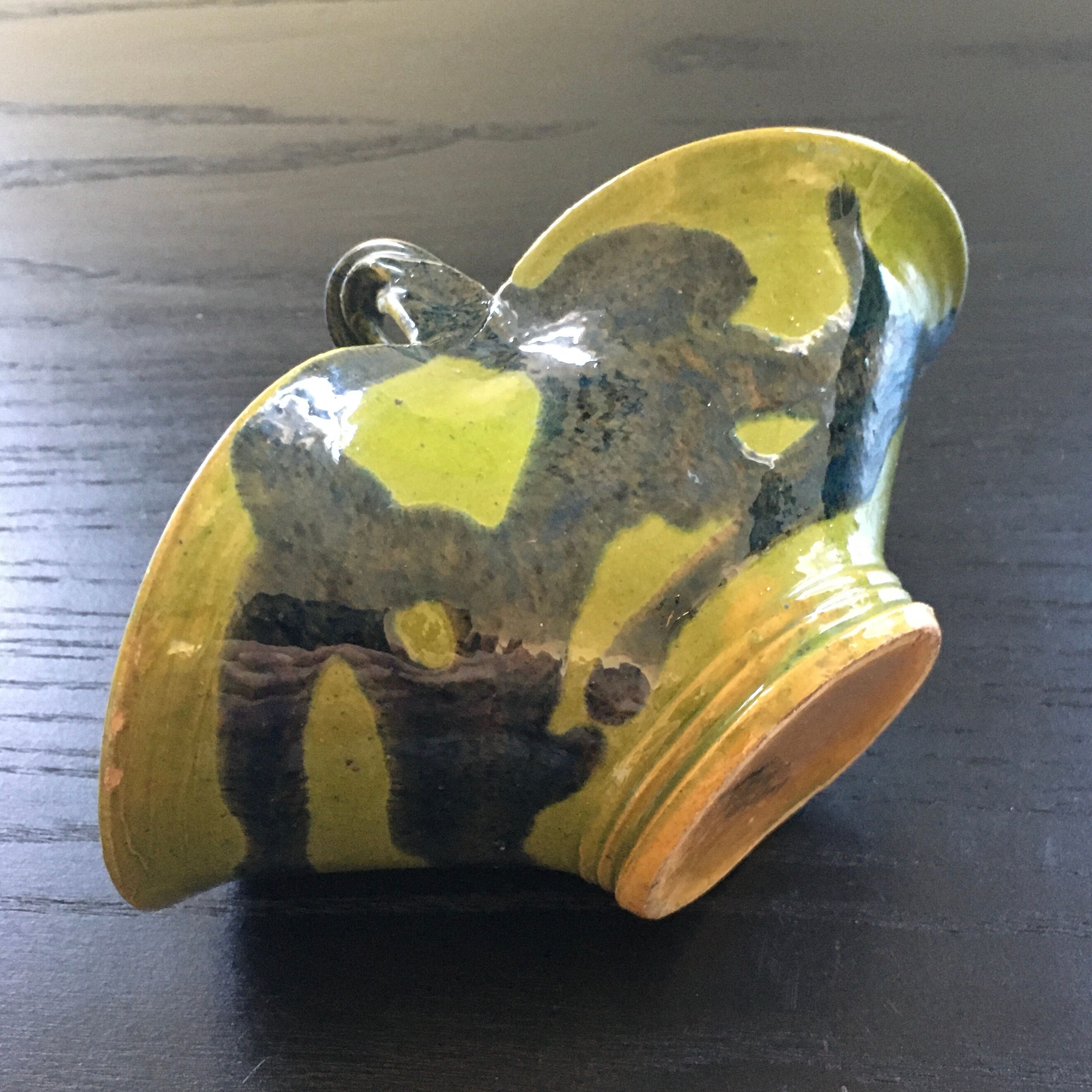 Corbeille vide poche vert olive