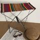 Beach or camping folding, old canvas