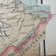 Carte ancienne Algérie et Tunisie 72,5x47cm