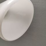 Hanging lamp in milky white glass