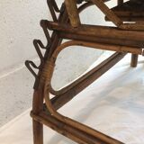 very old rattan Lounger