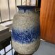 Vase Scheurich bleu moucheté