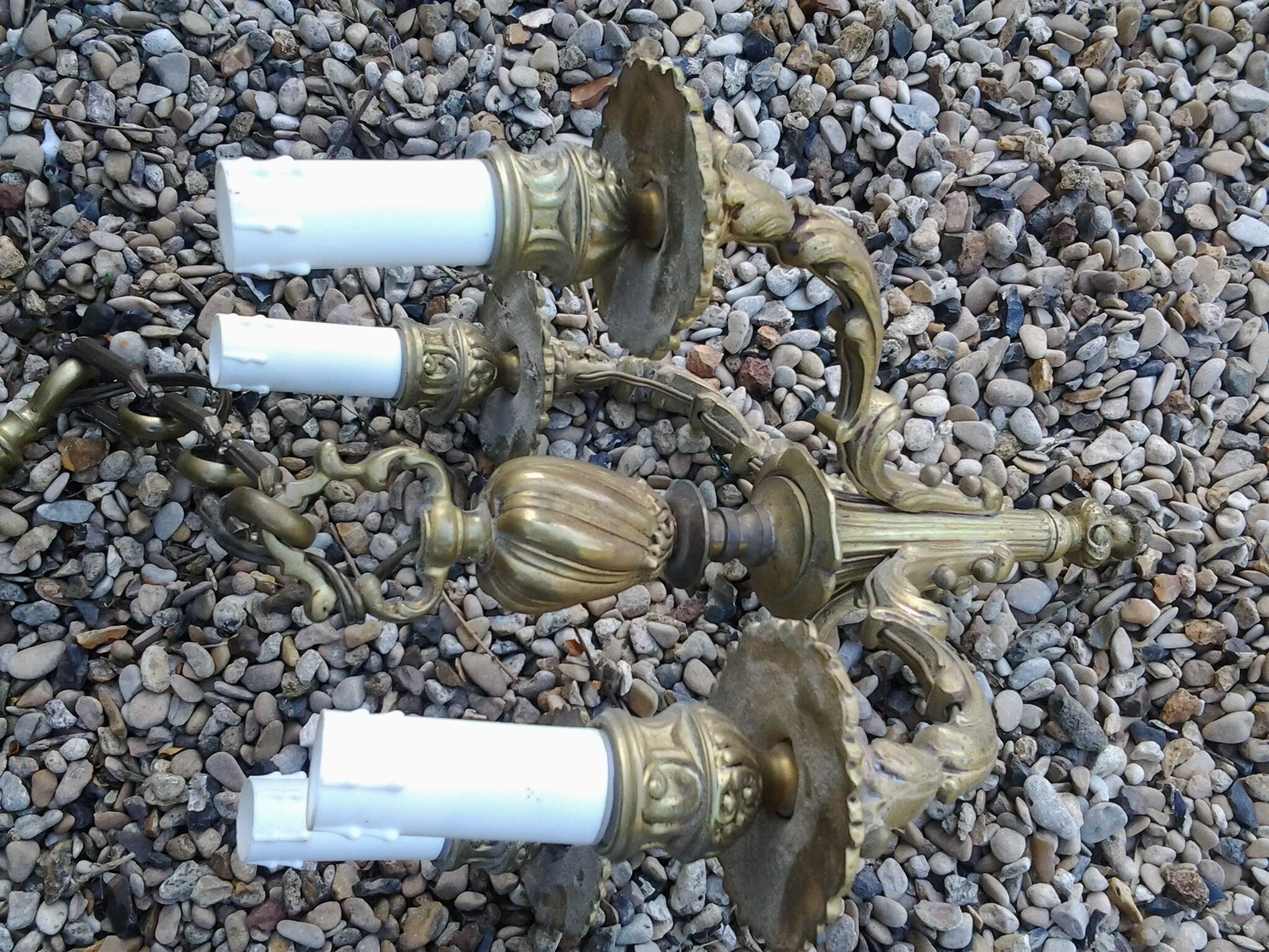 Bronze chandelier