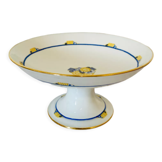 Présentoir à gâteau en porcelaine de Limoges w Guerin &cie