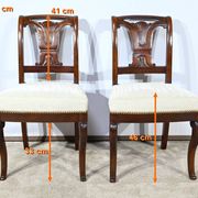 Suite of 5 Cuban Mahogany Chairs, Restoration Period – Early 19th Century