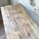 Table de ferme vintage en hêtre