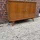 Commode vintage pieds compas