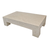 Fossil stone coffee table, 1980s