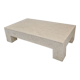 Fossil stone coffee table, 1980s