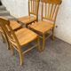 Set de 4 chaises contemporaines style bistrot