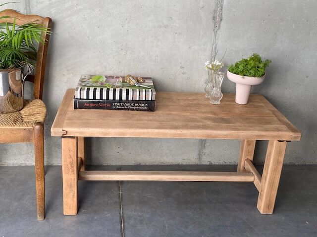 Stripped farm coffee table