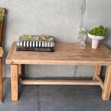 Stripped farm coffee table