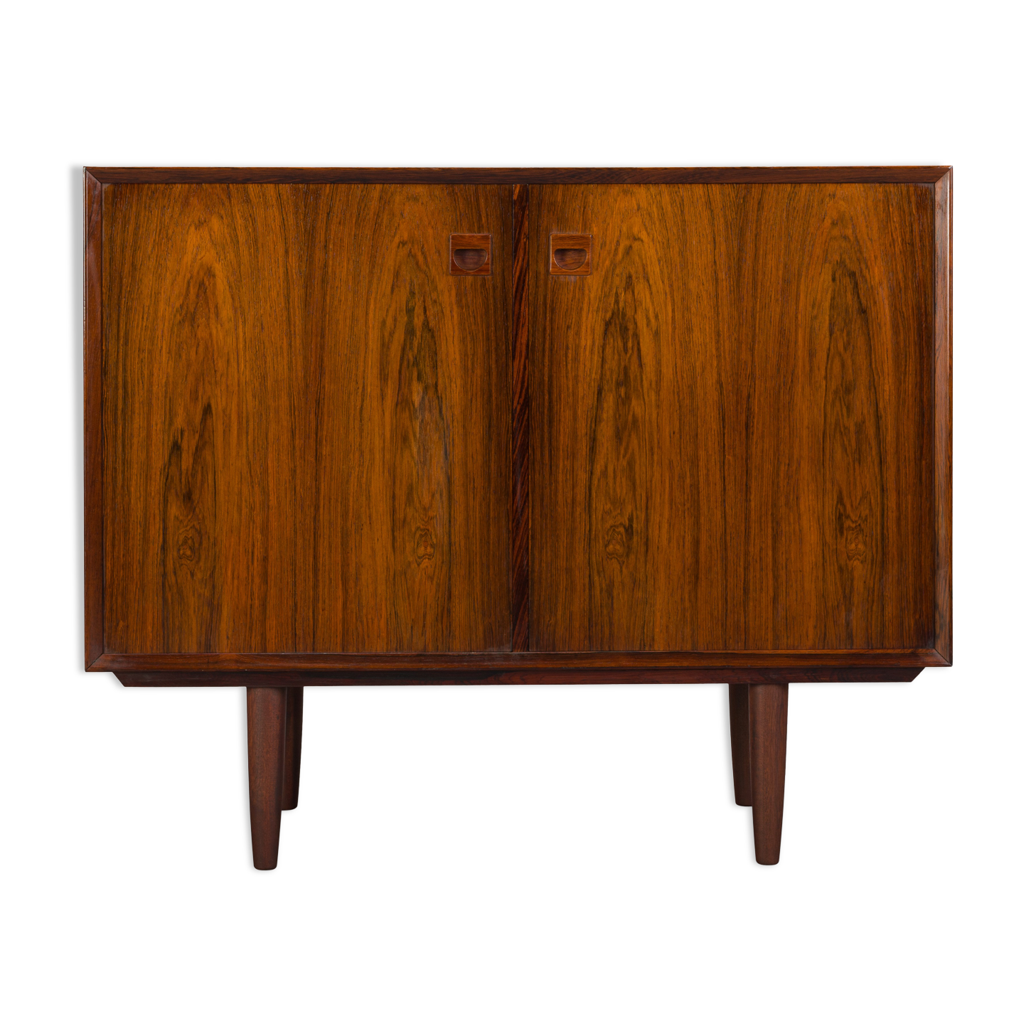 Small Danish rosewood sideboard by E. Brouer for Brouer Møbelfabrik, 1960s