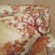 Antique Howard & Sons canapé, Aesthetic Movement, claw and ball feet, chinoiserie fabric.