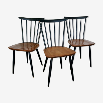 Lot de 3 chaises scandinaves