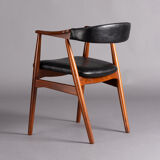 Danish Mid Century Chair No 213 By Th Harlev From Farstrup Møbelfabrik, 1960s