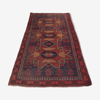 Tapis kazakh fait main 204x113cm